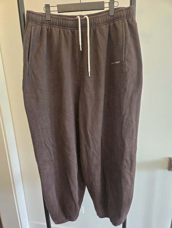 aerie Pants - Aerie OFFLINE Brown Fleece Baggy Fit Jogger Sweatpants XL Women